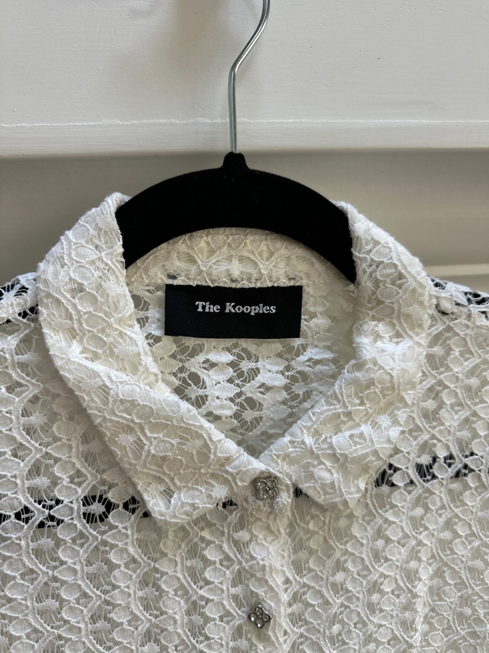 The Kooples Lace Button Down - Picture 2 of 7